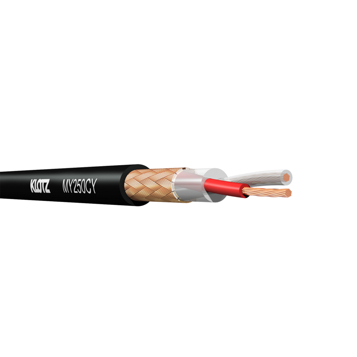 Klotz MY206 SW Microphone Cable Black 100m Reel