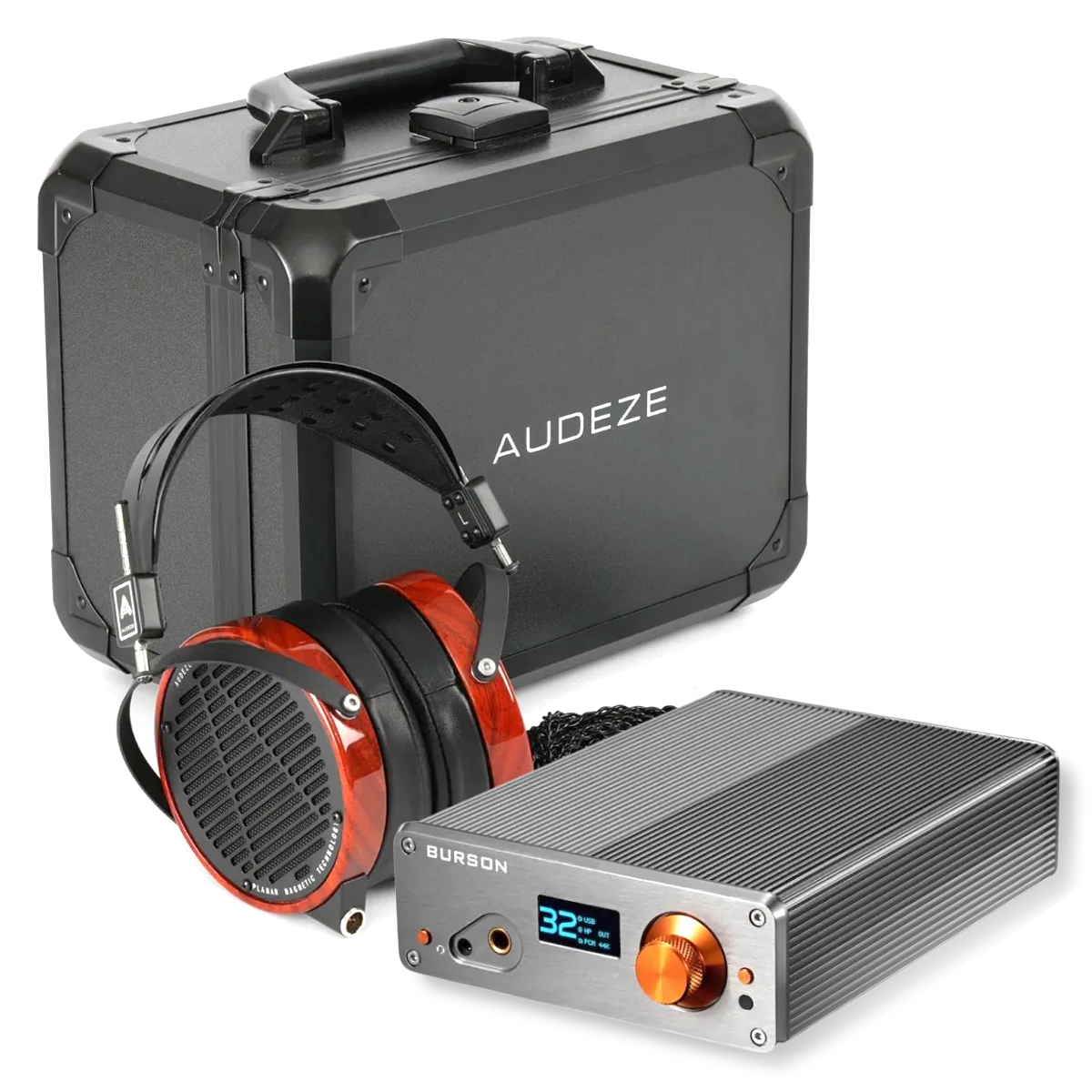 Audeze LCD-2 Padauk with Burson Playmate 3 Amplifier