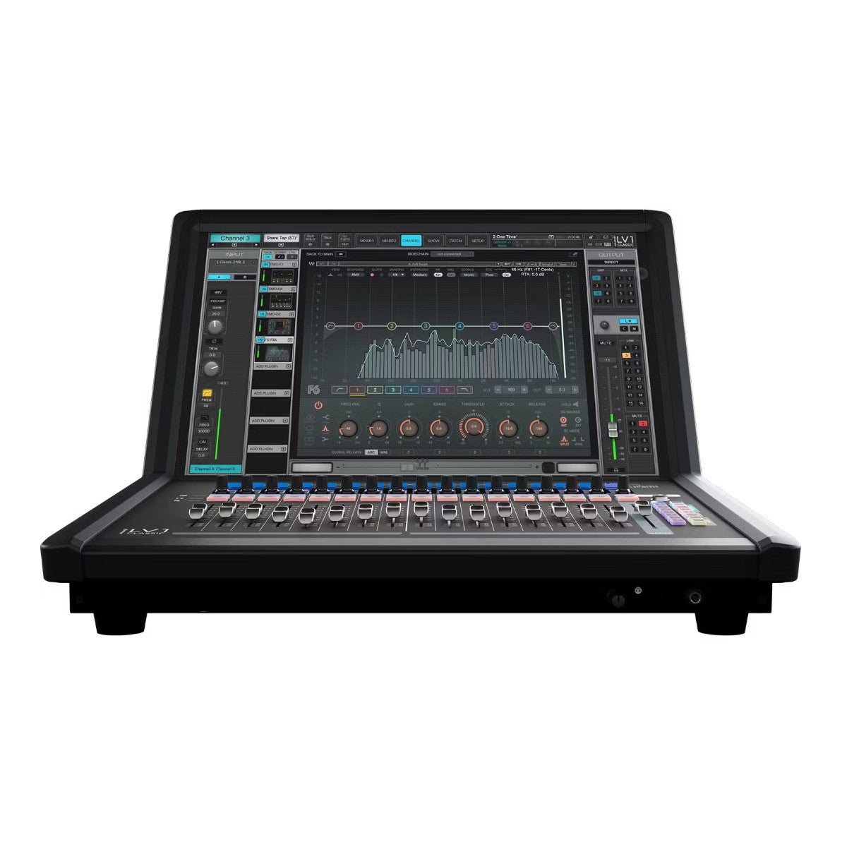 Waves eMotion LV1 Classic 64-Ch Digital Mixer with Ionic 24 Stagebox
