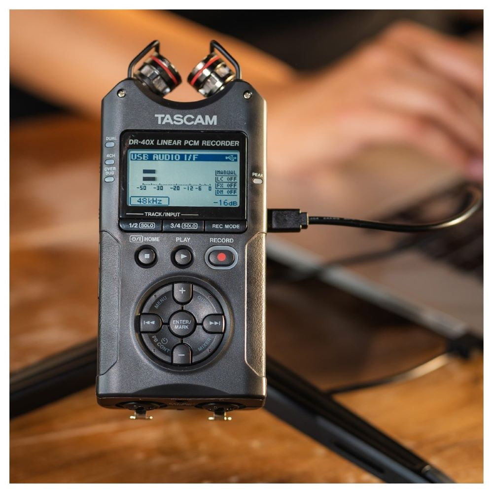 TASCAM DR-40X 4-Track Handheld Recorder
