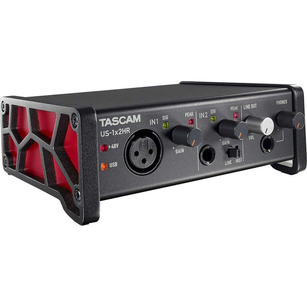 Tascam US-1x2HR Desktop USB-C Audio Interface