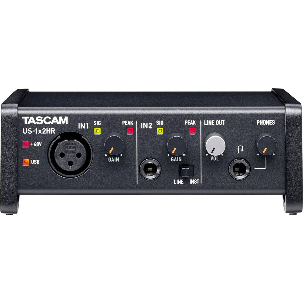 Tascam US-1x2HR Desktop USB-C Audio Interface