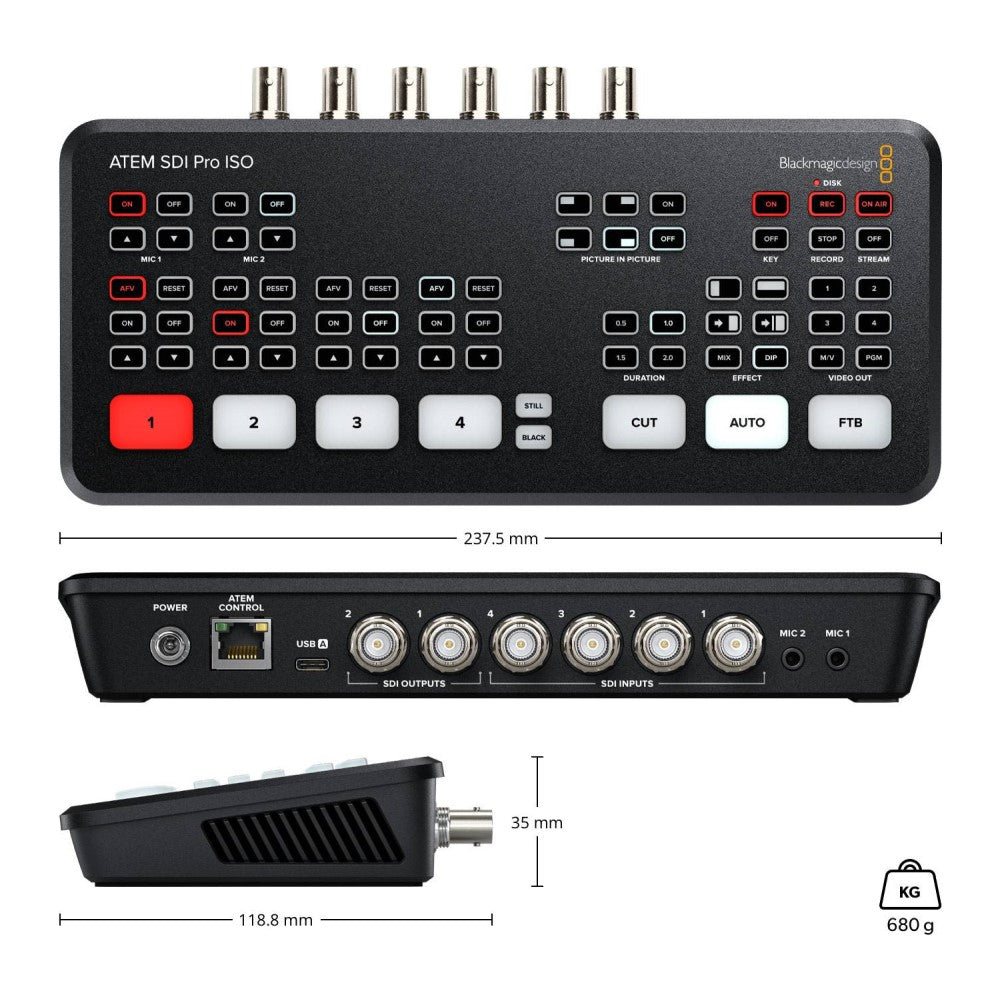 Blackmagic Design ATEM SDI Pro ISO Video Switcher