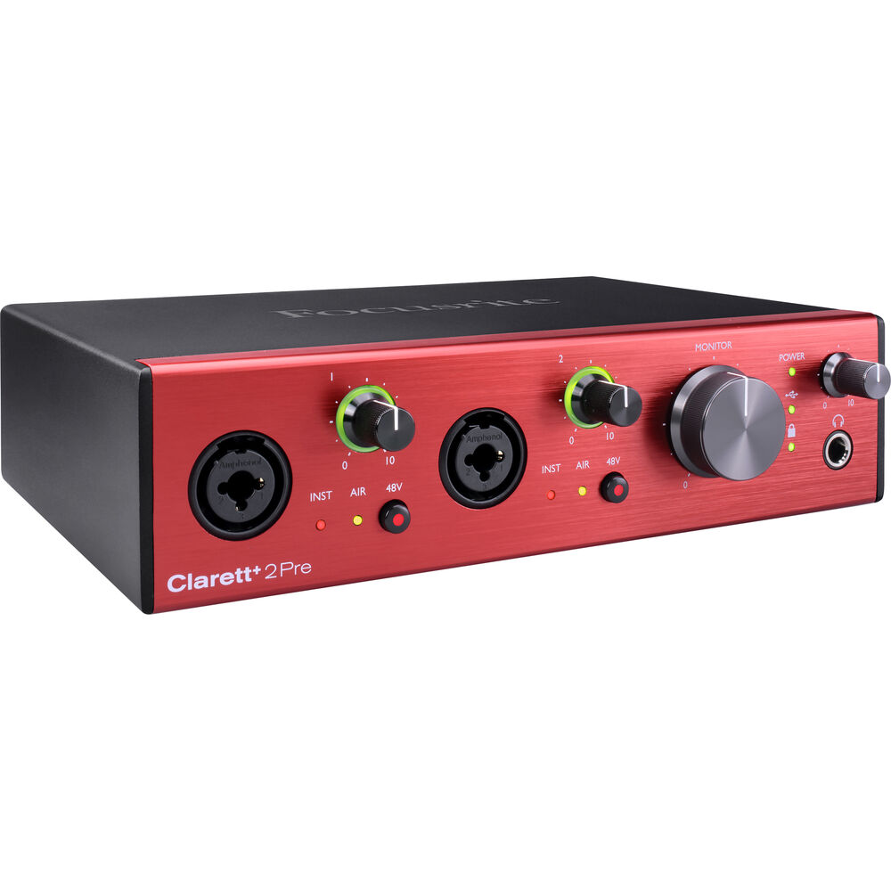Focusrite Clarett+ 2Pre USB-C Audio/MIDI Interface