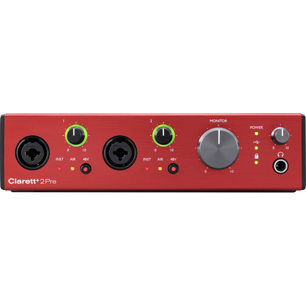 Focusrite Clarett+ 2Pre USB-C Audio/MIDI Interface