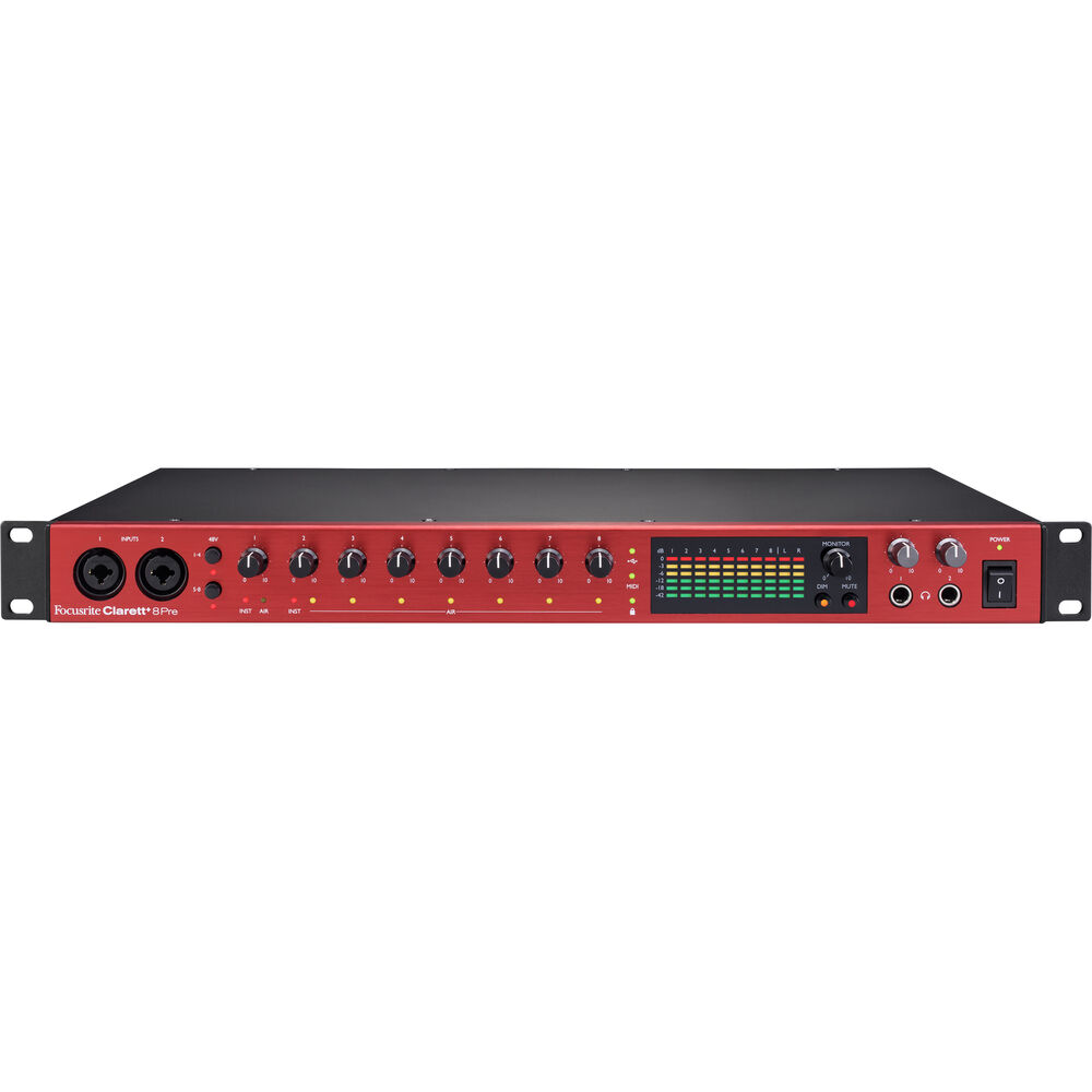 Focusrite Clarett+ 8Pre USB-C Audio/MIDI Interface