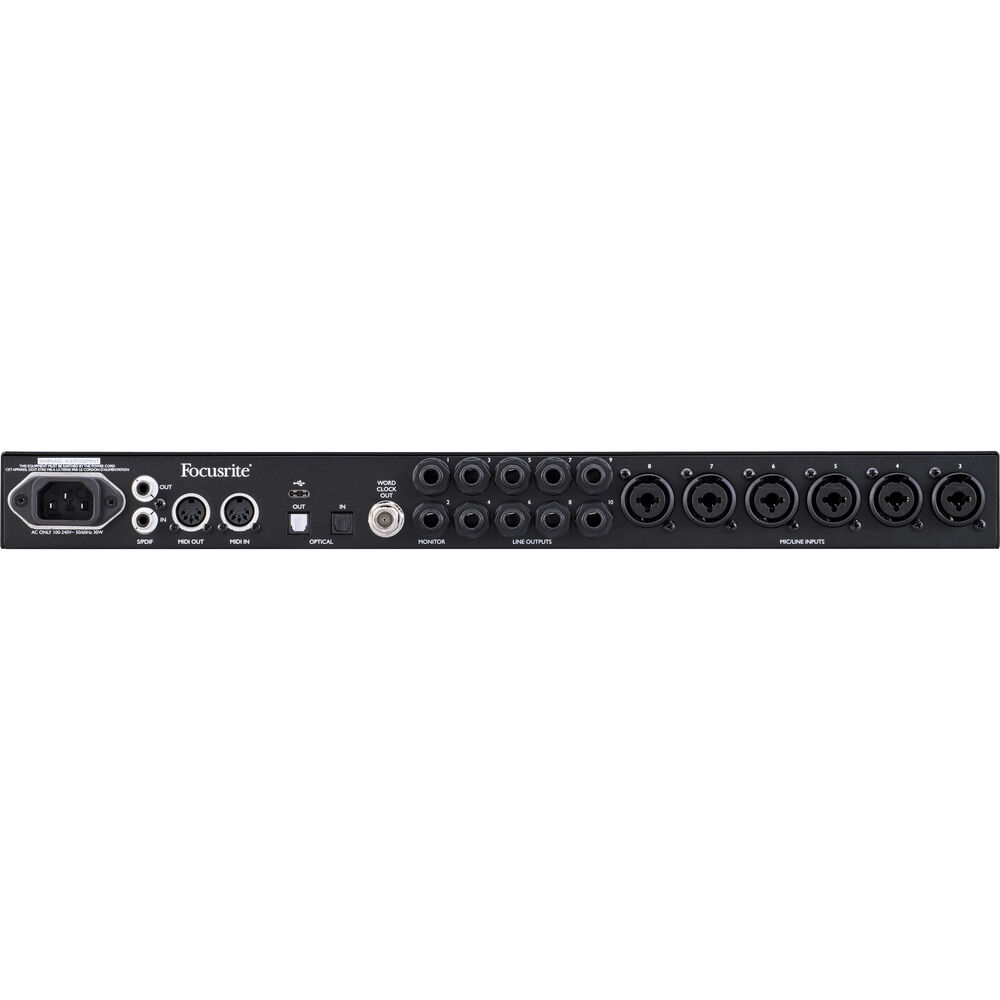 Focusrite Clarett+ 8Pre USB-C Audio/MIDI Interface