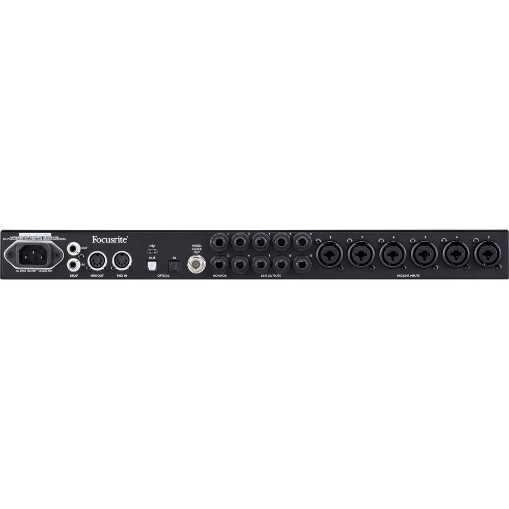 Focusrite Clarett+ 8Pre USB-C Audio/MIDI Interface