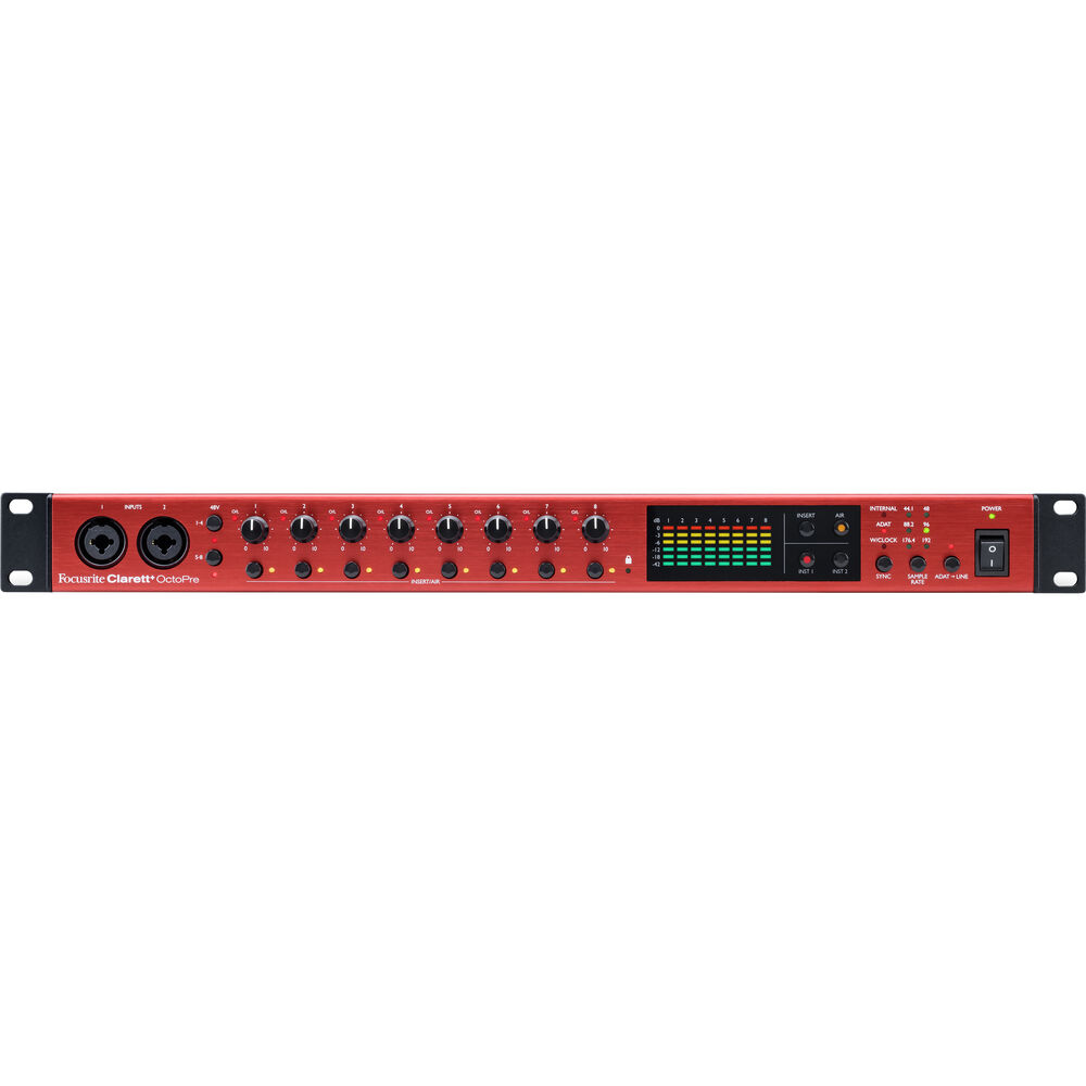 Focusrite Clarett+ OctoPre 8-channel ADAT Preamp