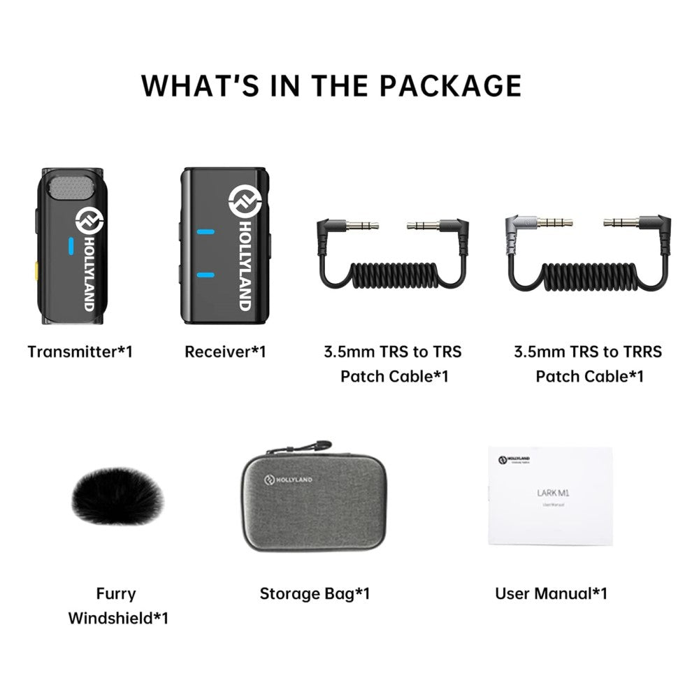 Hollyland Lark M1 Wireless Lavalier Microphone - Solo