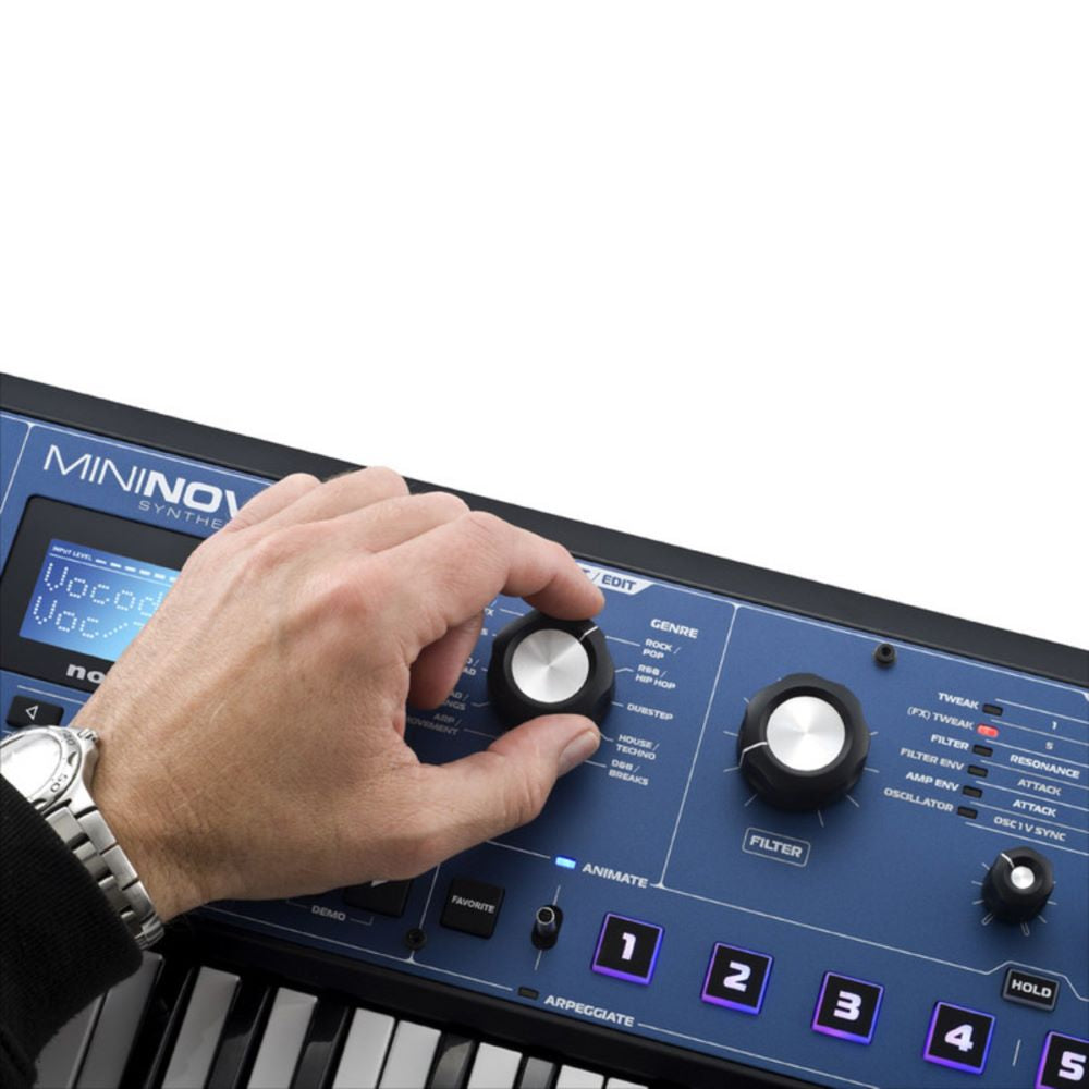 Novation MiniNova 37-Key Synthesizer with Vocoder