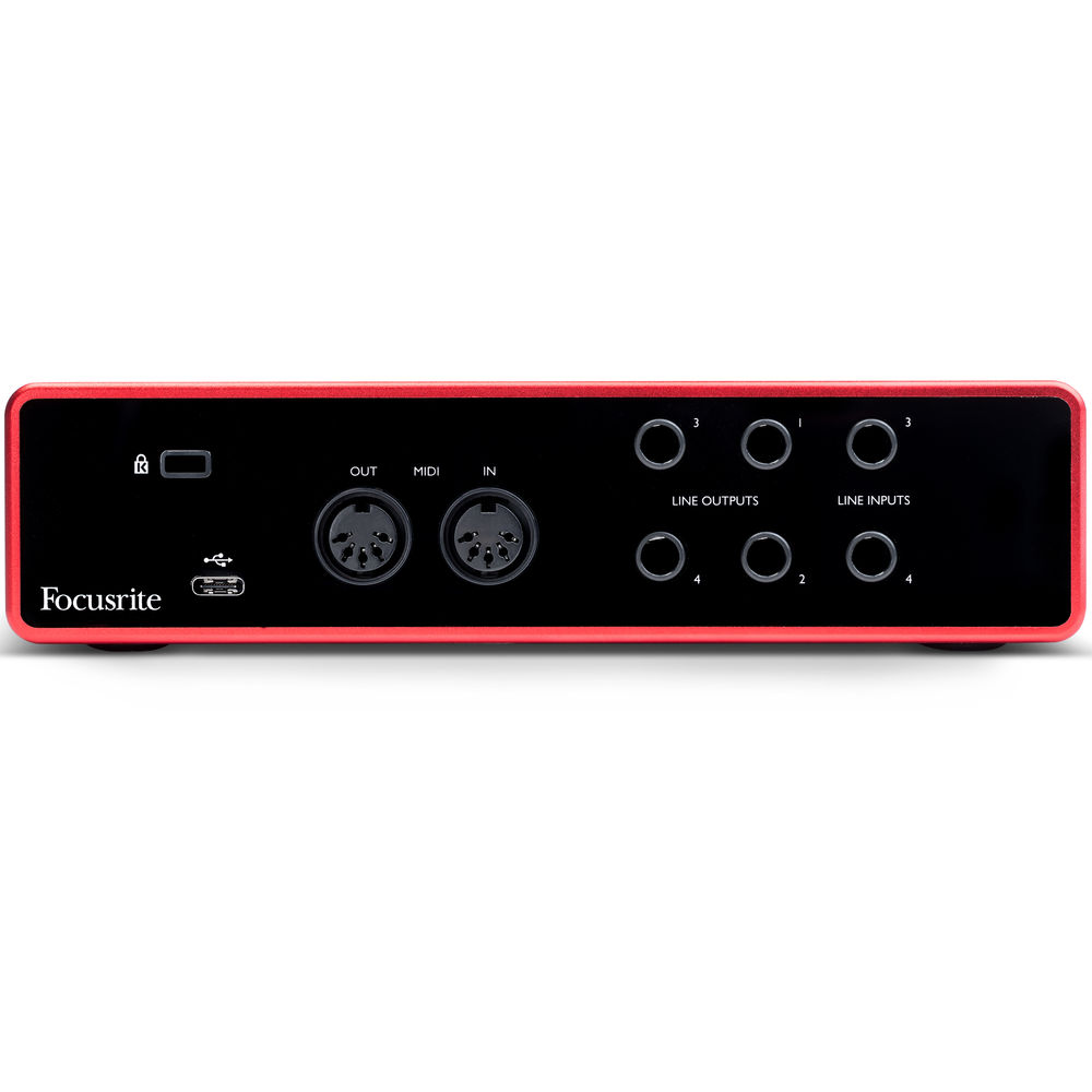 Focusrite Scarlett 4i4 3rd Gen USB Recording Audio Interface