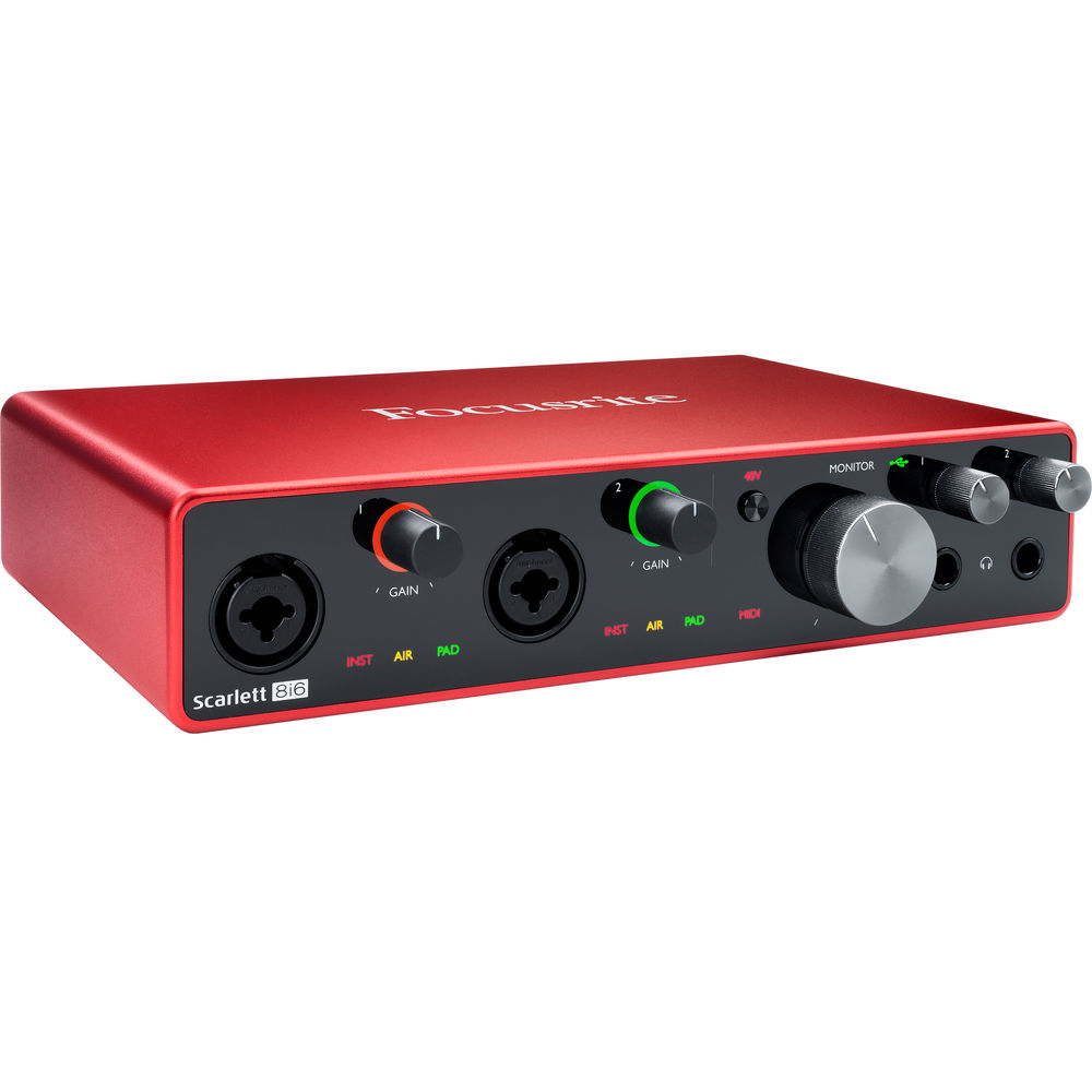 Focusrite Scarlett 8i6 3rd Gen USB Recording Audio Interface