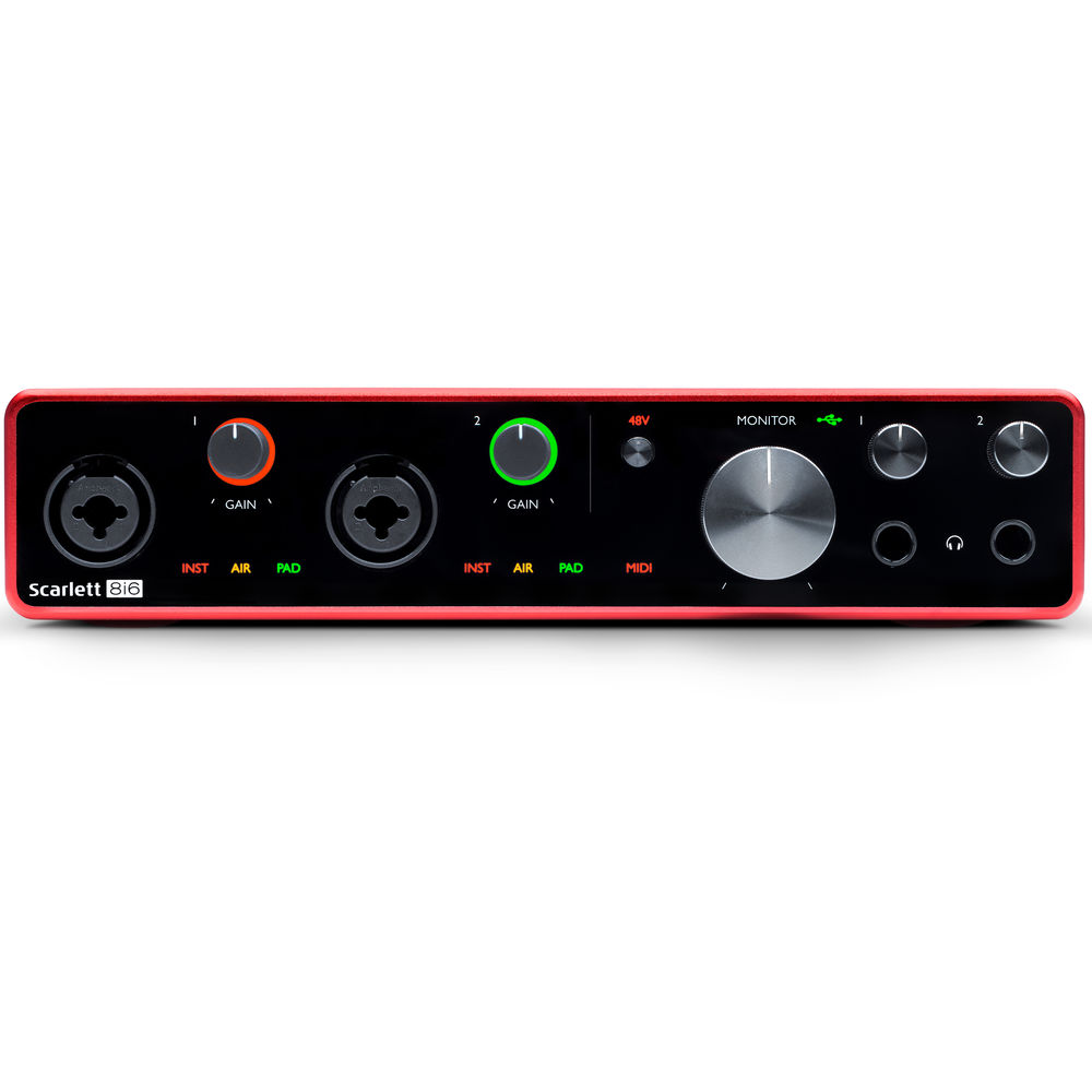 Focusrite Scarlett 8i6 3rd Gen USB Recording Audio Interface