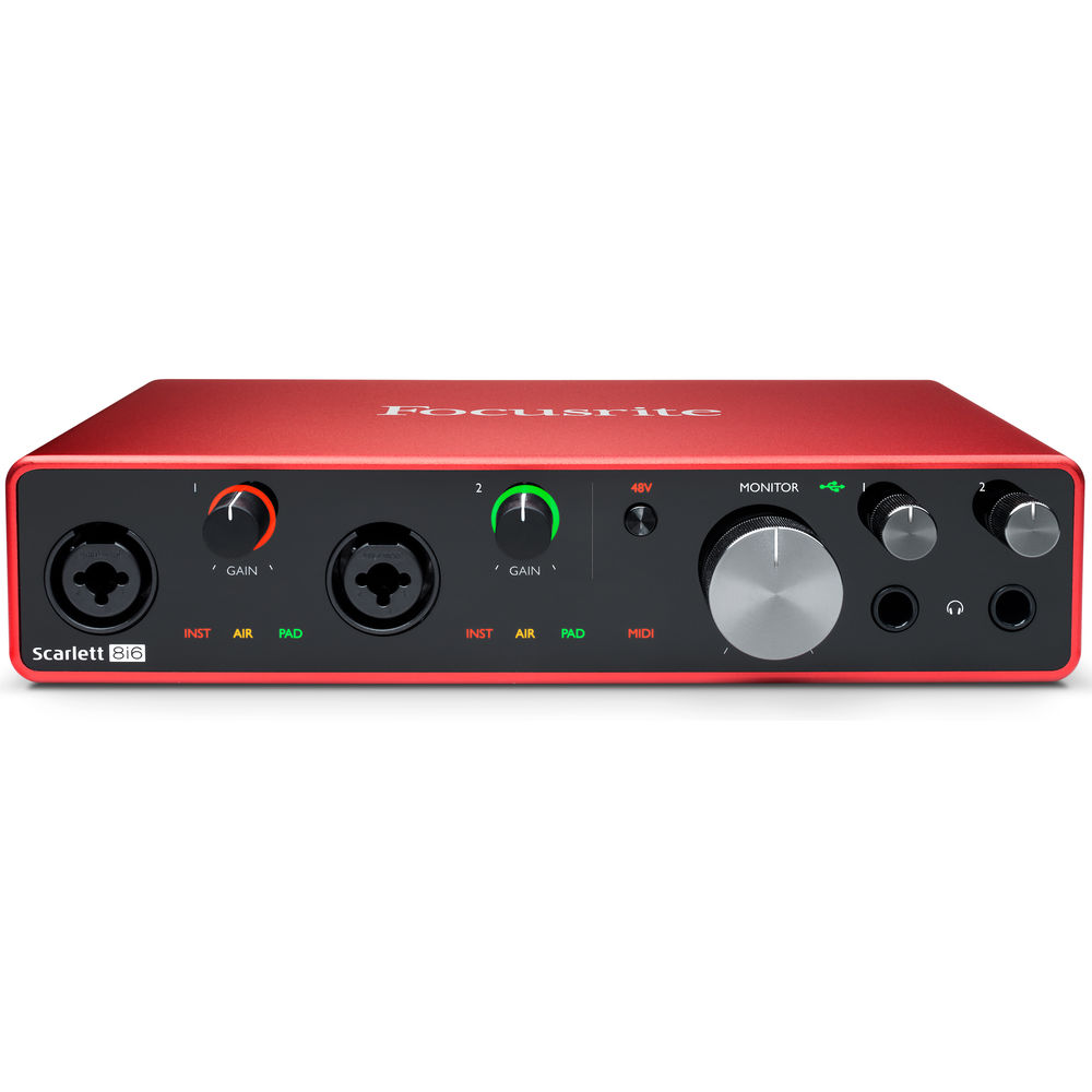 Focusrite Scarlett 8i6 3rd Gen USB Recording Audio Interface