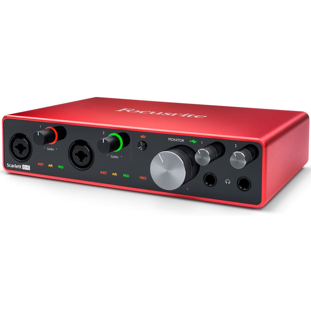 Focusrite Scarlett 8i6 3rd Gen USB Recording Audio Interface