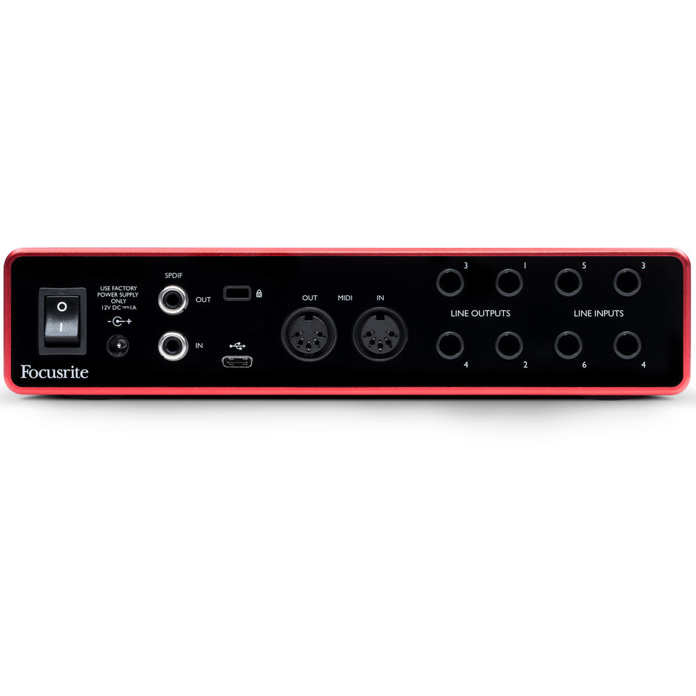 Focusrite Scarlett 8i6 3rd Gen USB Recording Audio Interface