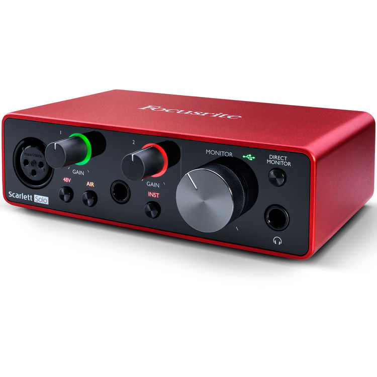 Focusrite Scarlett Solo 3rd Gen 2-Channel Pro Audio Interface
