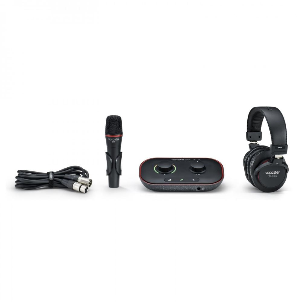 Focusrite Vocaster One Studio Podcasting Bundle