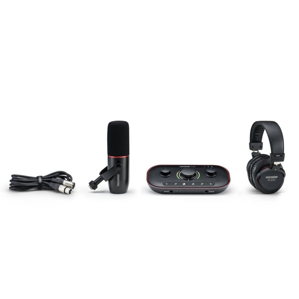 Focusrite Vocaster Two Studio Podcasting Bundle