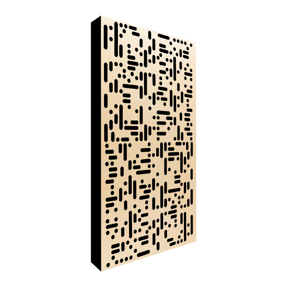 Premium Sound absorption panel black with 2D scatter plate