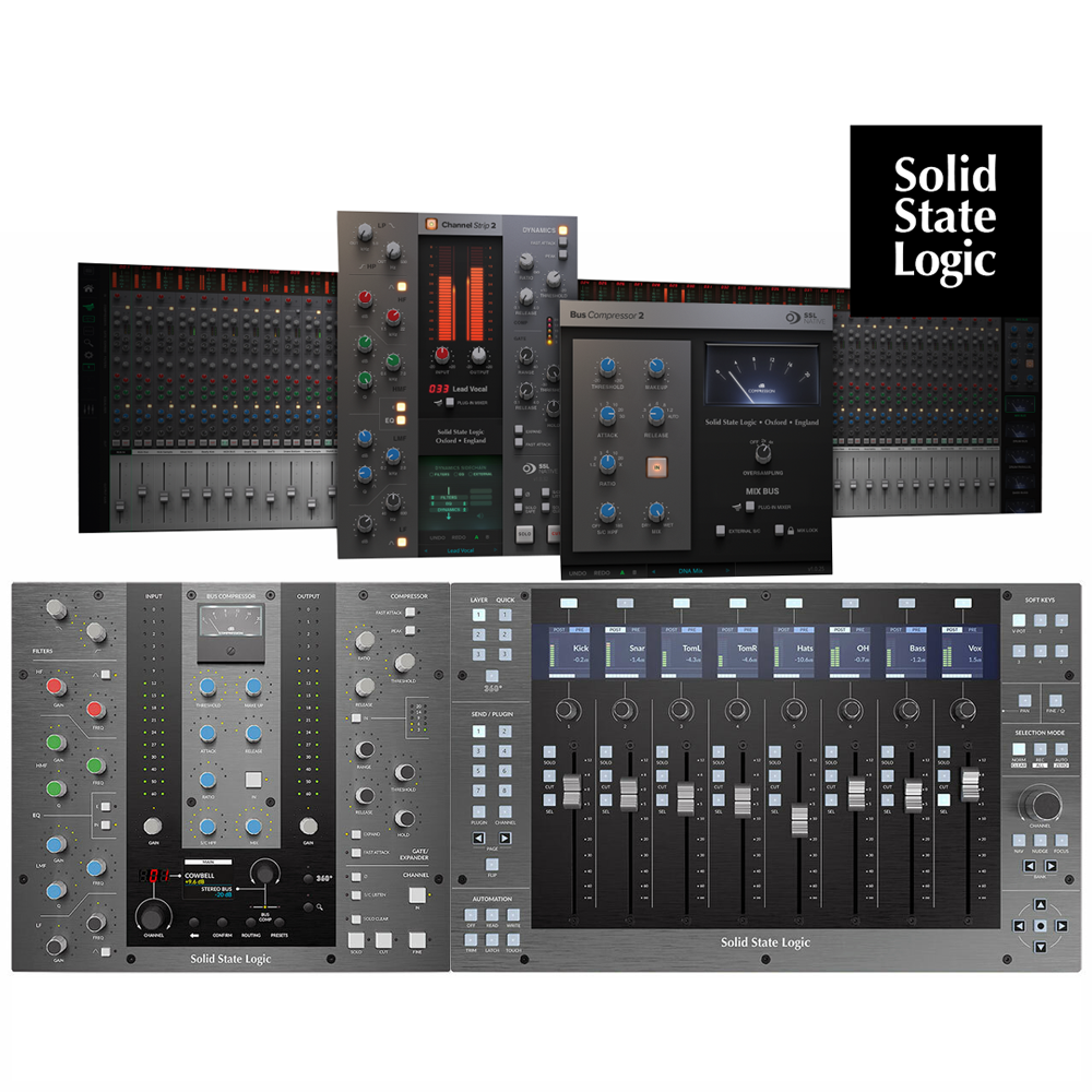 Solid State Logic UC1 & UF8 Studio Controller Bundle