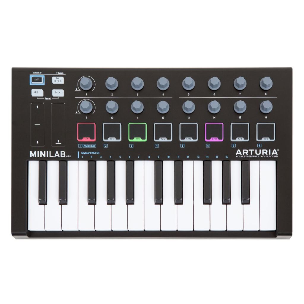 Arturia MiniLab MkII 25 Slim-key Controller