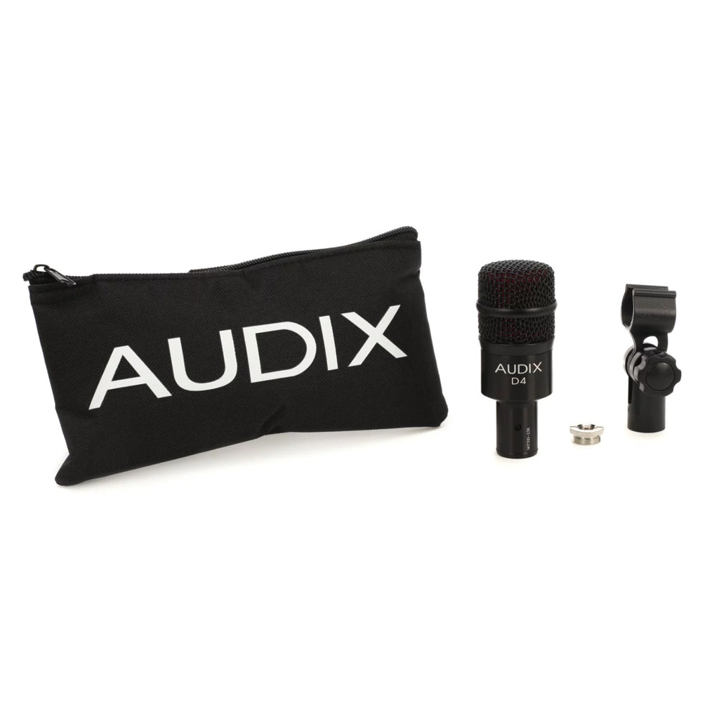 Audix D4 Hypercardioid Dynamic Instrument Microphone