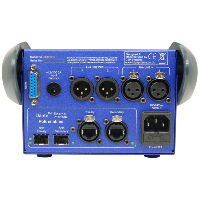 CTP Systems SCD1010 Dante™ enabled Commentary Box