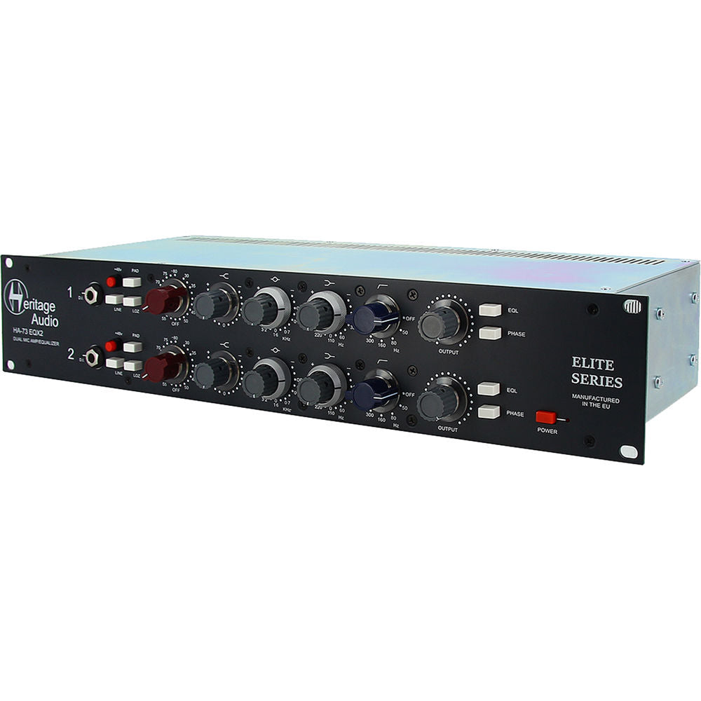 Heritage Audio ELITE 2-channel Microphone Preamp & EQ - On Special Order