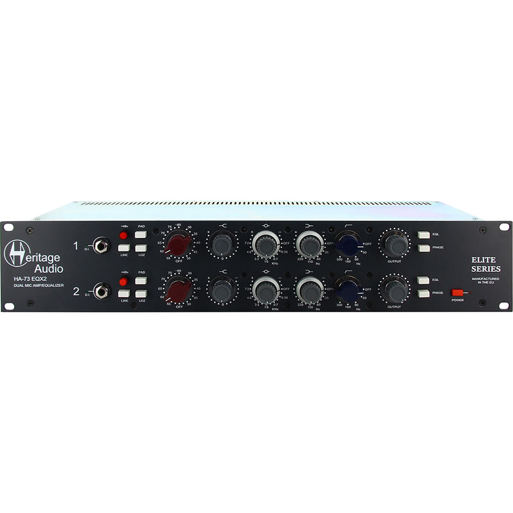 Heritage Audio ELITE 2-channel Microphone Preamp & EQ - On Special Order