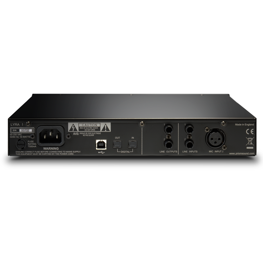 Prism Sound Lyra 1 USB 2.0 Audio Interface
