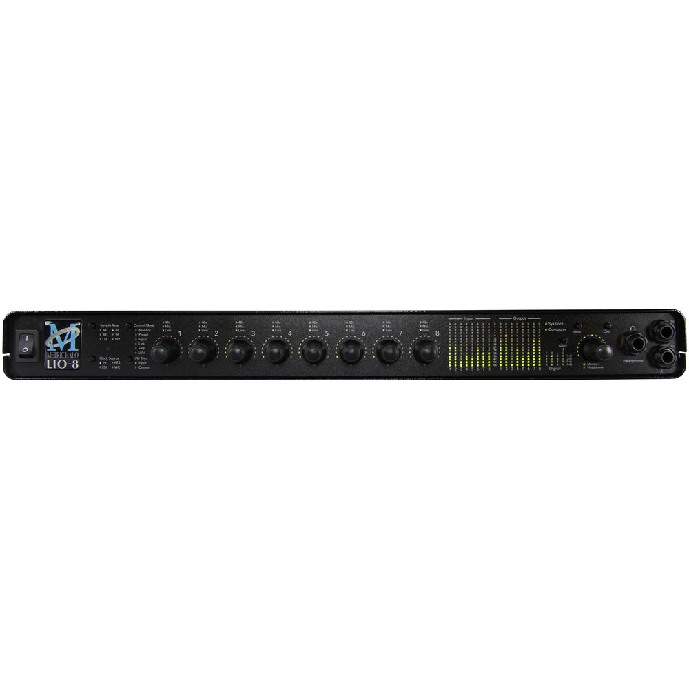 Metric Halo LIO-8 3D USB Type-C High-Resolution Audio Interface - Special Order