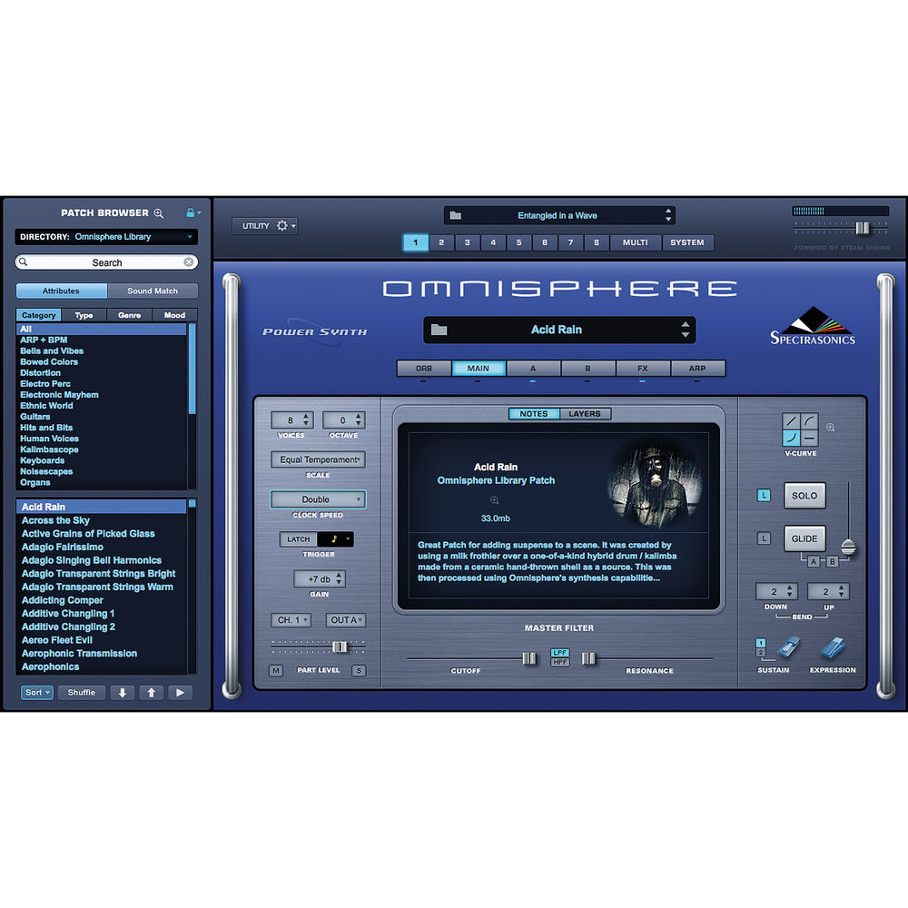 Spectrasonics Omnisphere 2.8 Virtual Instrument