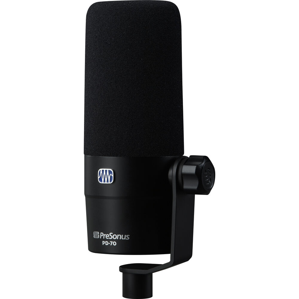 PreSonus PD-70 Broadcast Microphone with WA-MBA Boom arm