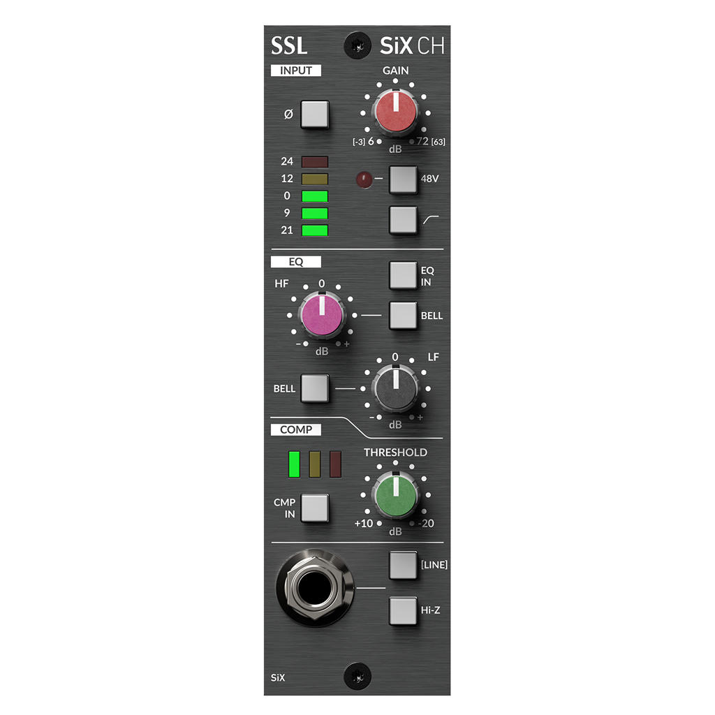 Solid State Logic SiX Channel 500 Series Channel Strip - Waiting for stock