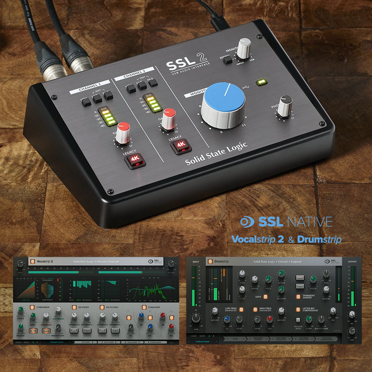 Solid State Logic SSL 2 Desktop 2x2 USB Type-C Audio Interface