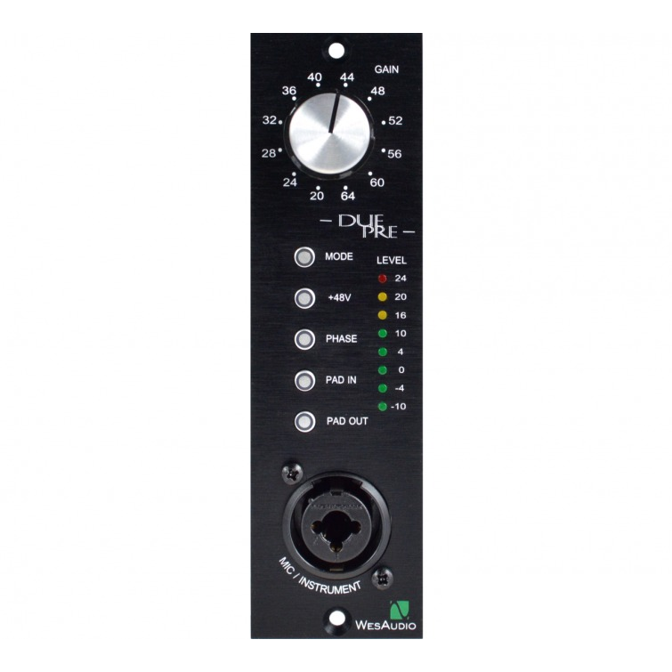 WesAudio Due-Pre 500 Series Preamp