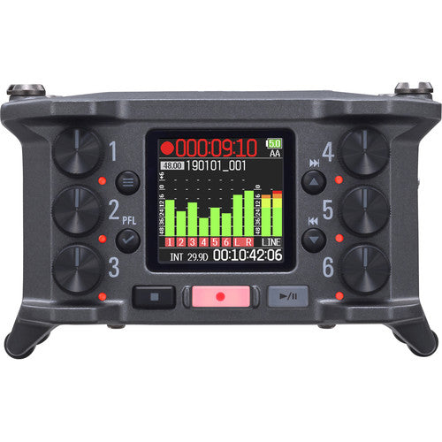 Zoom F6 6-Input 14-Track Multitrack Field Recorder