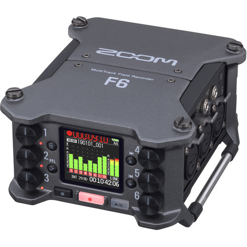 Zoom F6 6-Input 14-Track Multitrack Field Recorder