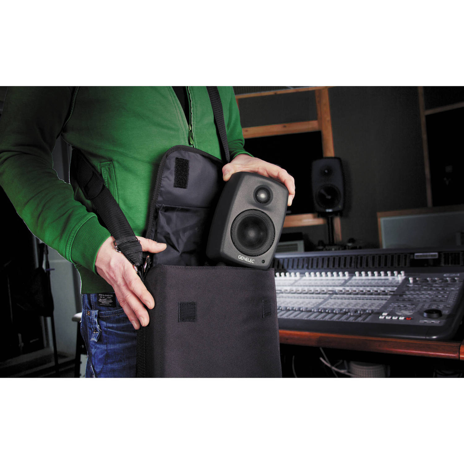 Genelec 8010A Compact 2-way 3" Powered Studio Monitor White (Single)