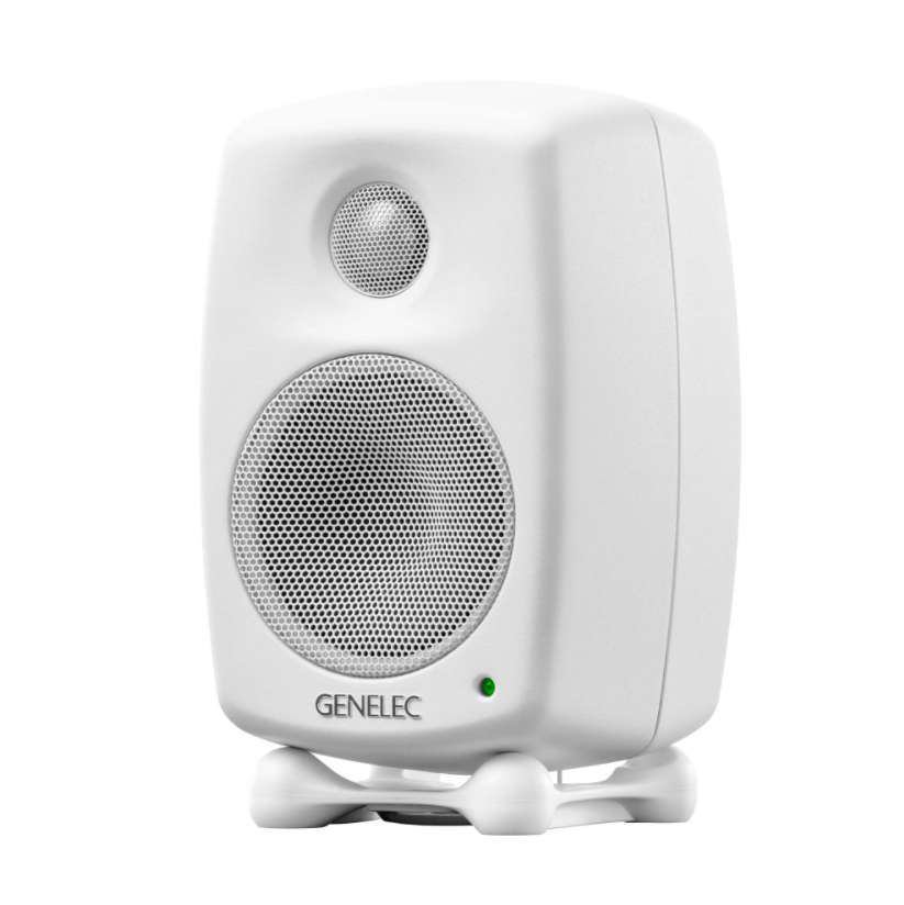 Genelec 8010A Compact 2-way 3" Powered Studio Monitor White (Single)