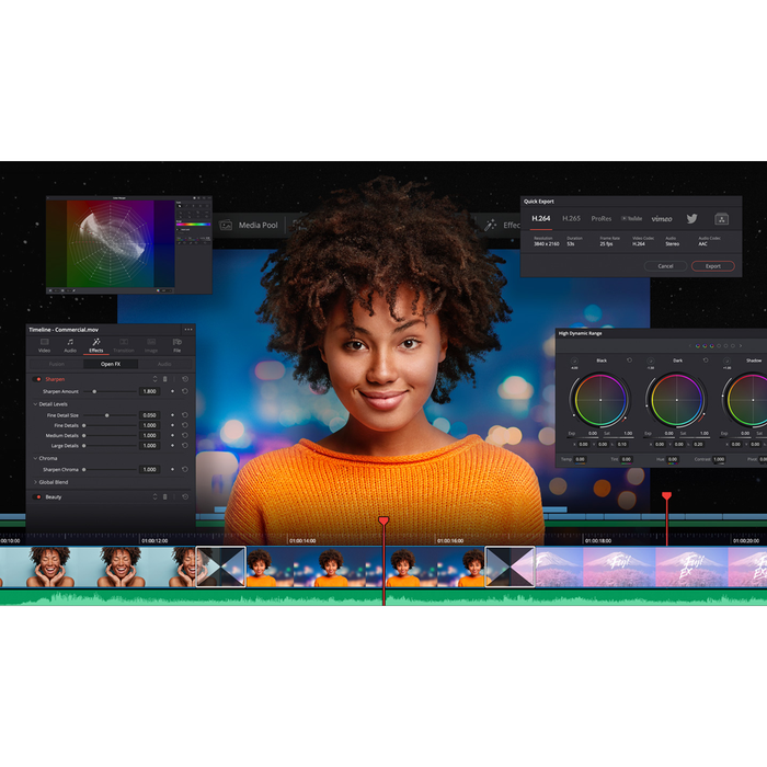 Blackmagic DaVinci Resolve Studio Software - No Dongle
