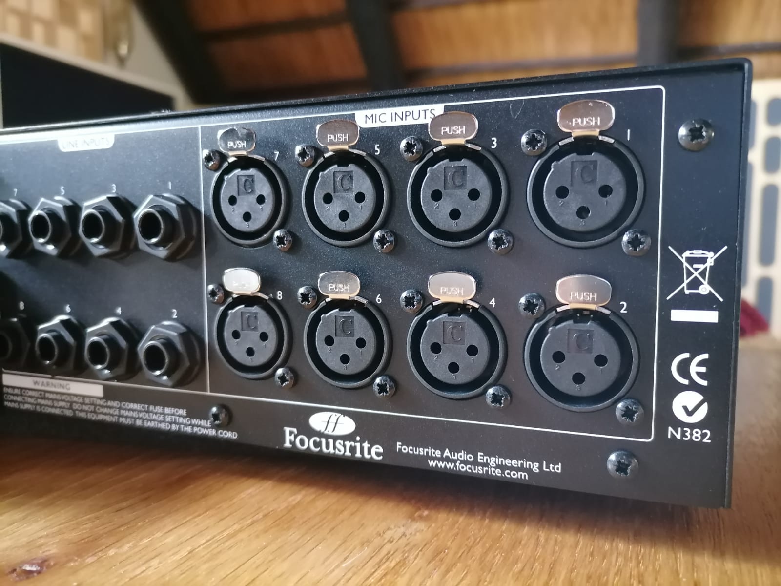 Focusrite ISA828 8-channel Mic & Line Preamp - Preowned