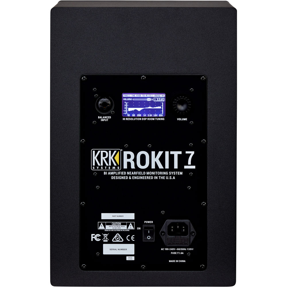 KRK ROKIT 7 G4 7" Powered Near Field Studio Monitor - Pair