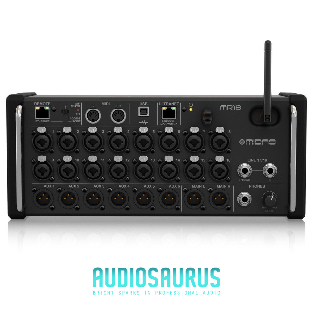 Midas MR18 18-channel Tablet-controlled Digital Mixer
