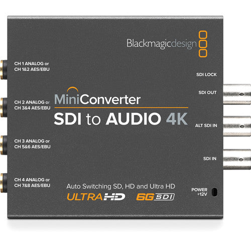 Blackmagic Design Mini Converter SDI to Audio 4K - Awaiting Stock