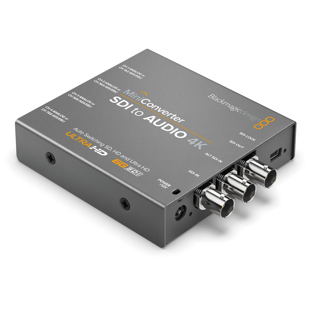 Blackmagic Design Mini Converter SDI to Audio 4K - Awaiting Stock
