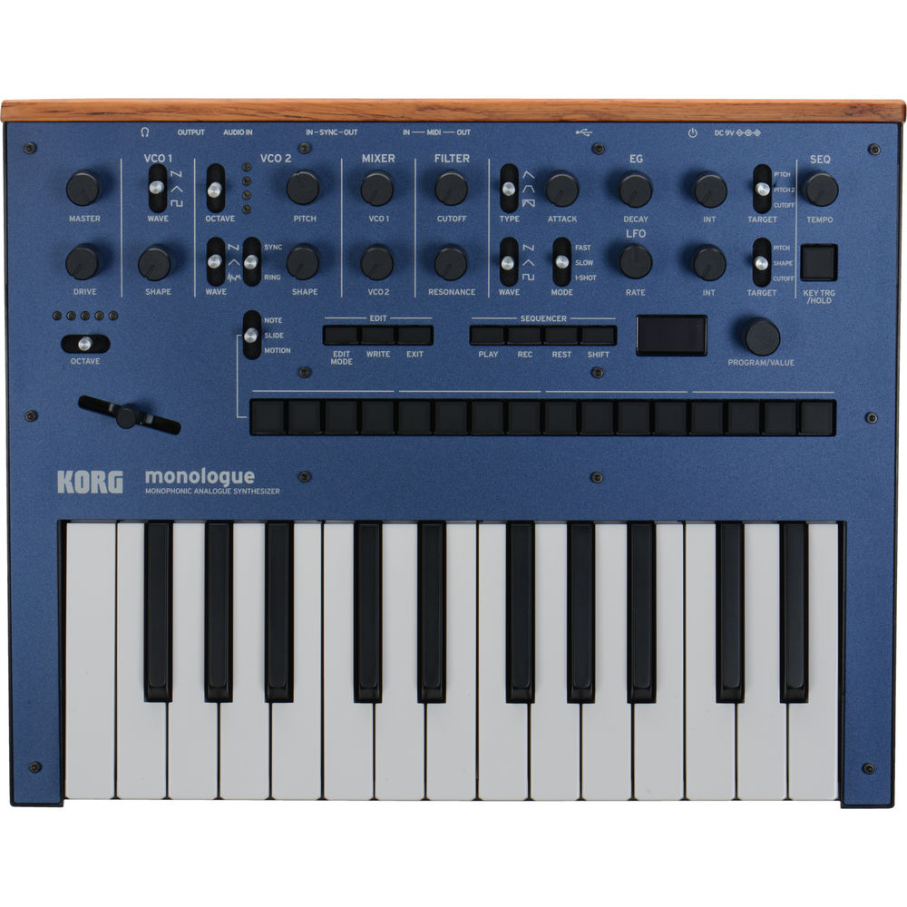 Korg monologue Monophonic Analogue Synthesizer - Blue