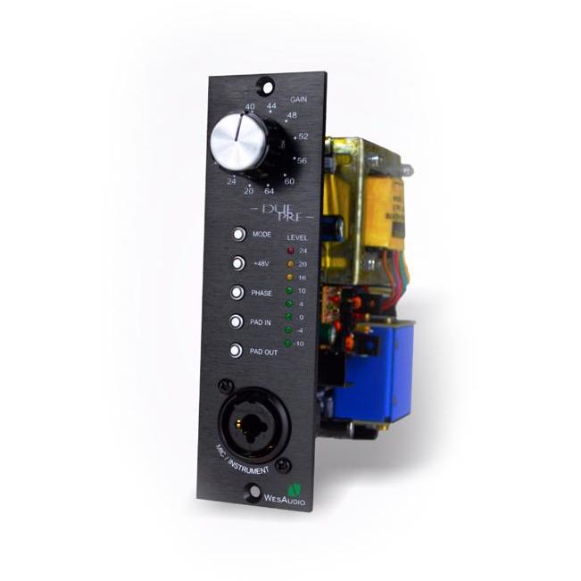 WesAudio Due-Pre 500 Series Preamp